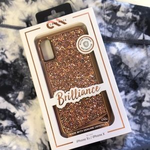 Case mate iPhone XS/X case bling
